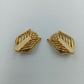 Vintage Clip-Ohrringe in Gold mit Strass