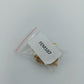 Vintage Clip-Ohrringe in Gold mit Strass