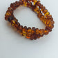 Bernsteinarmband auf Elastikband
