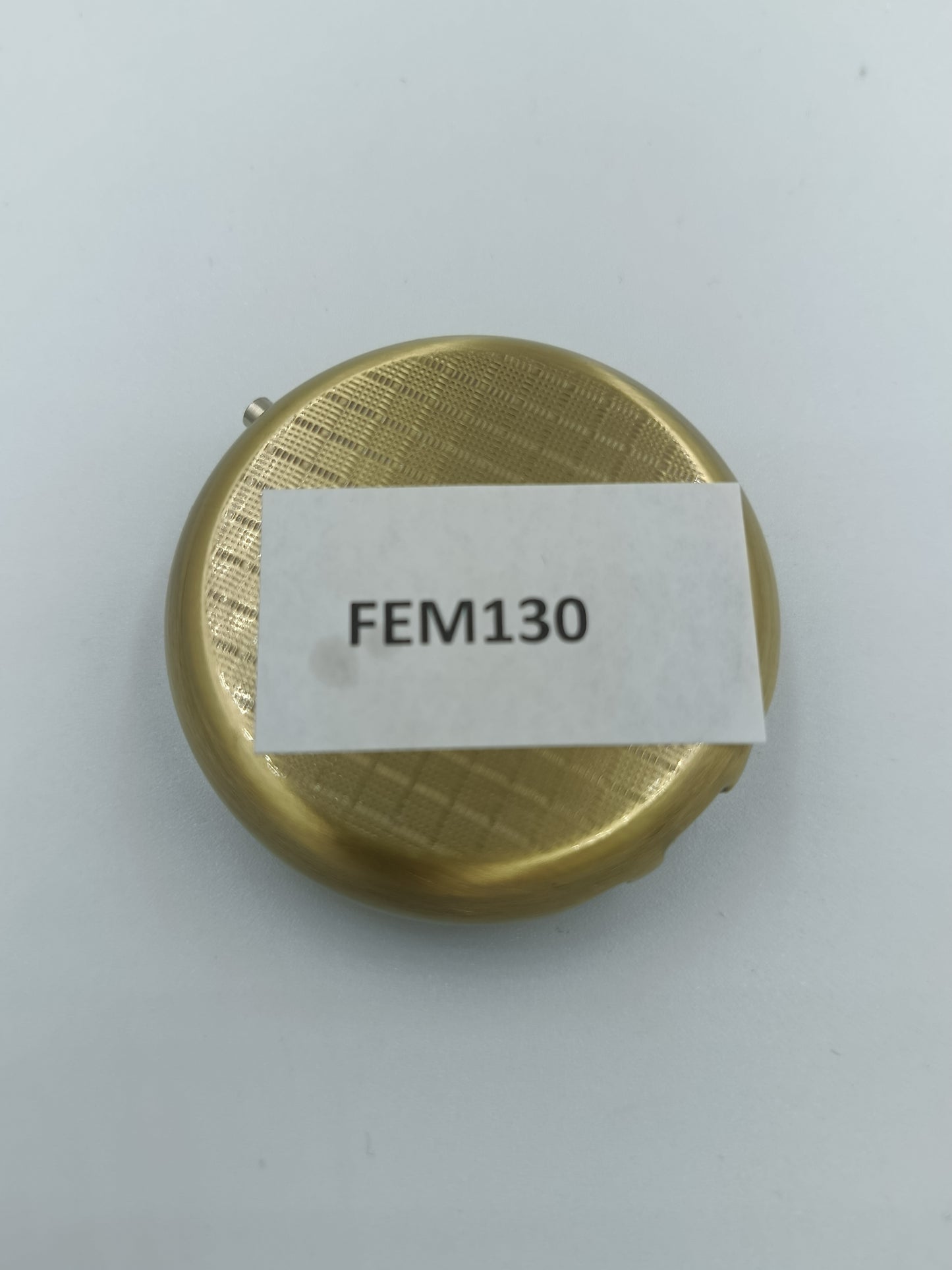 Runde Vintage-Dose mit Vogel- und Käfig-Motiv