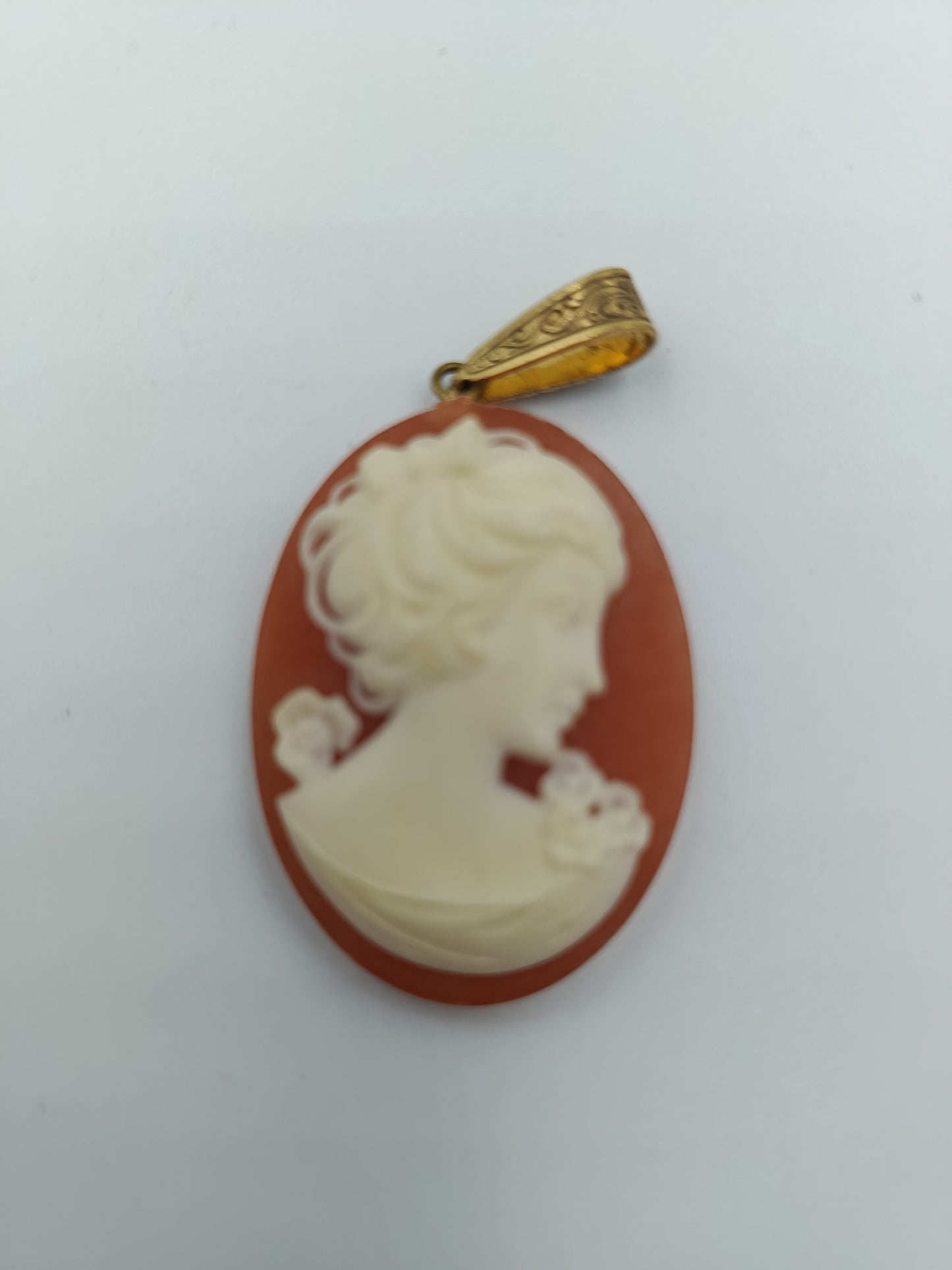 Vintage Cameo-Anhänger in Goldfassung