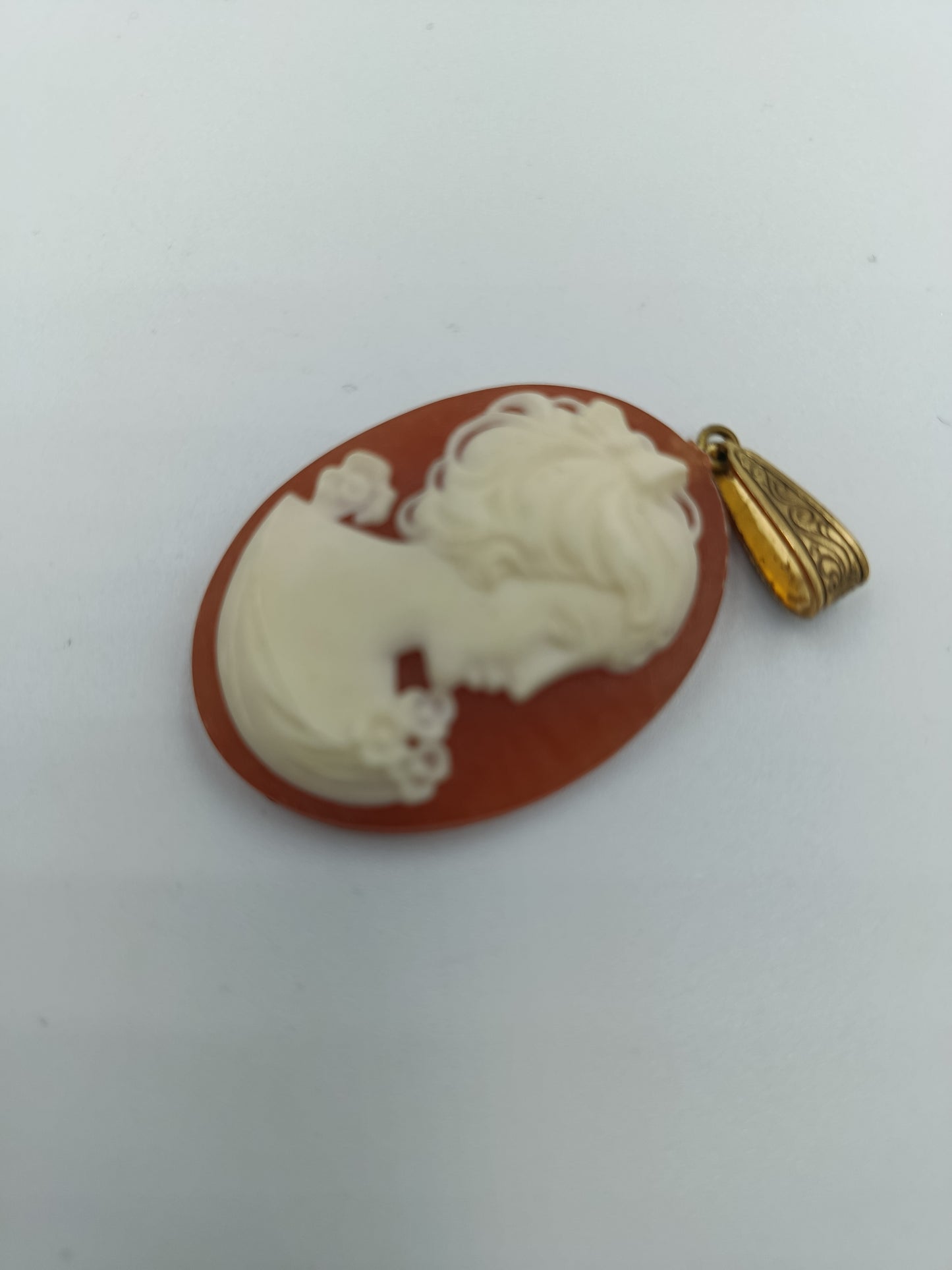 Vintage Cameo-Anhänger in Goldfassung
