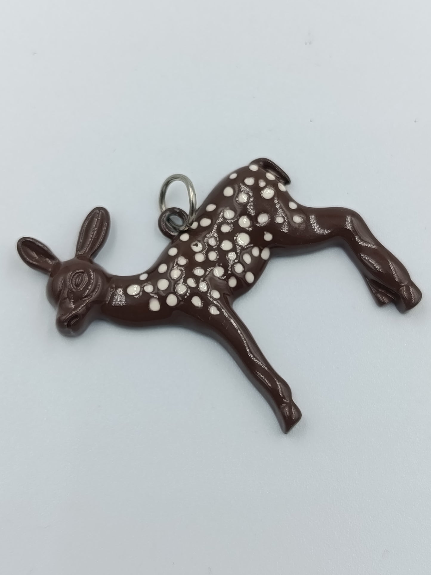 Vintage Kunststoffanhänger „Rehkitz“