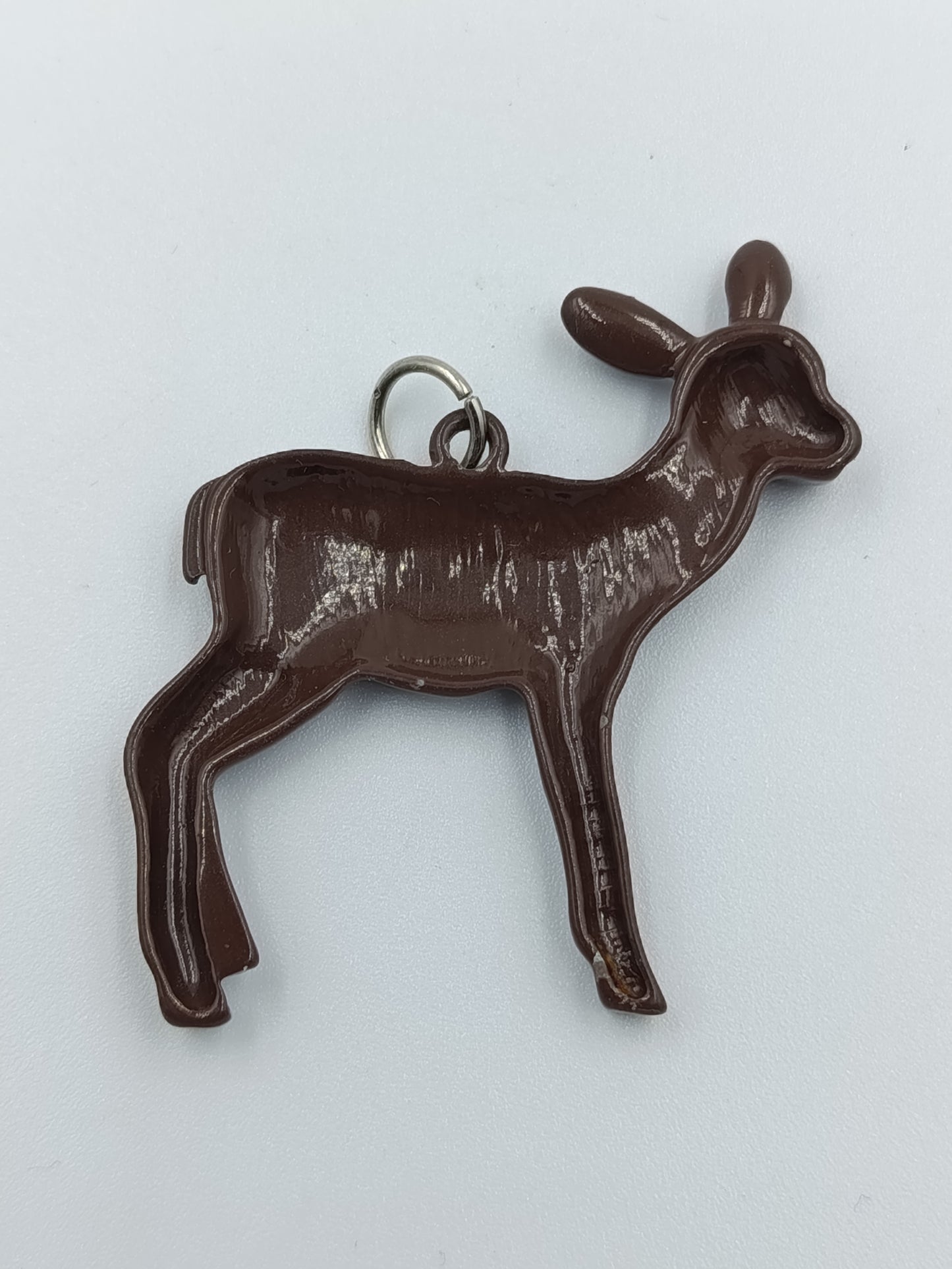 Vintage Kunststoffanhänger „Rehkitz“