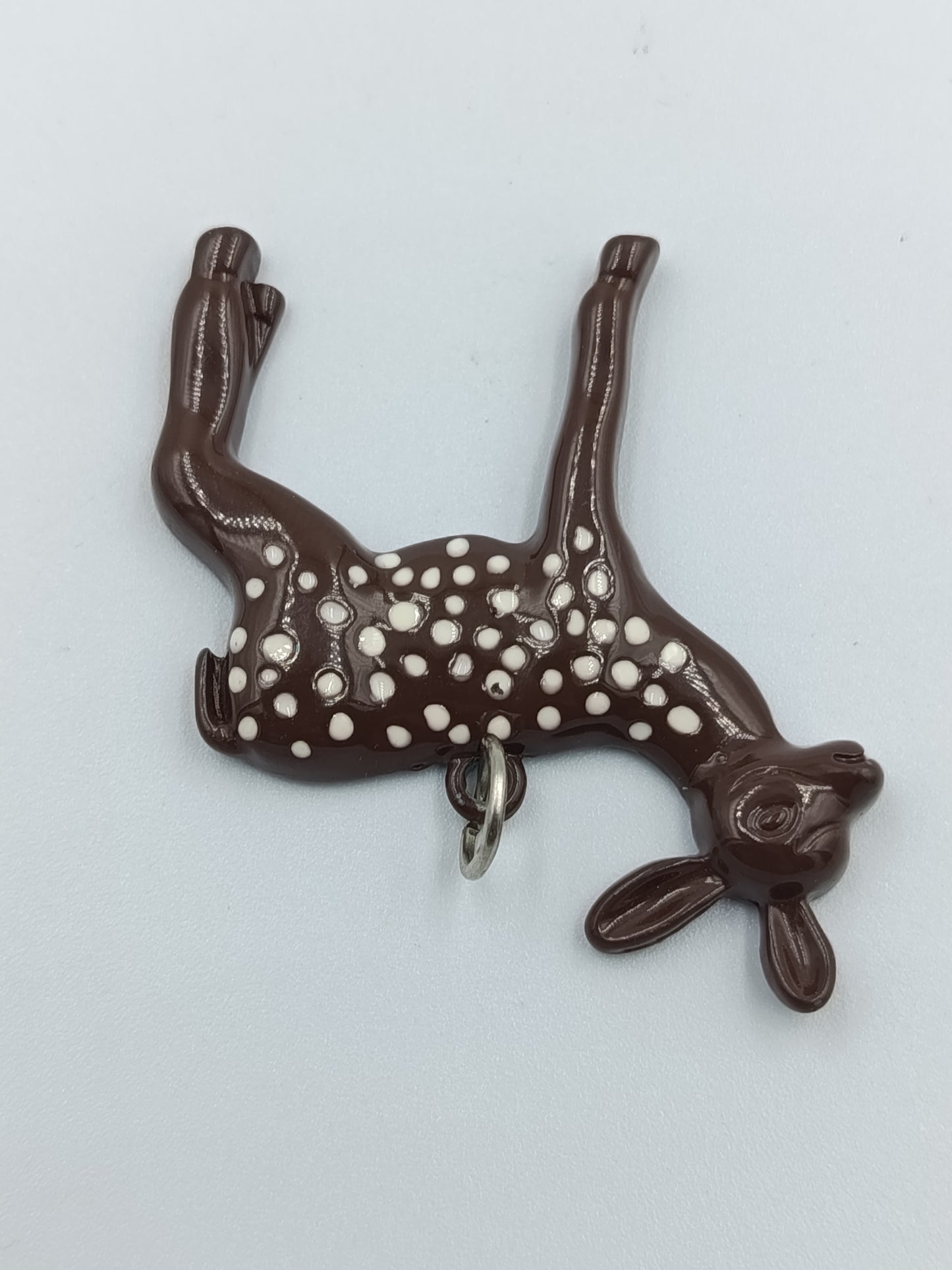 Vintage Kunststoffanhänger „Rehkitz“