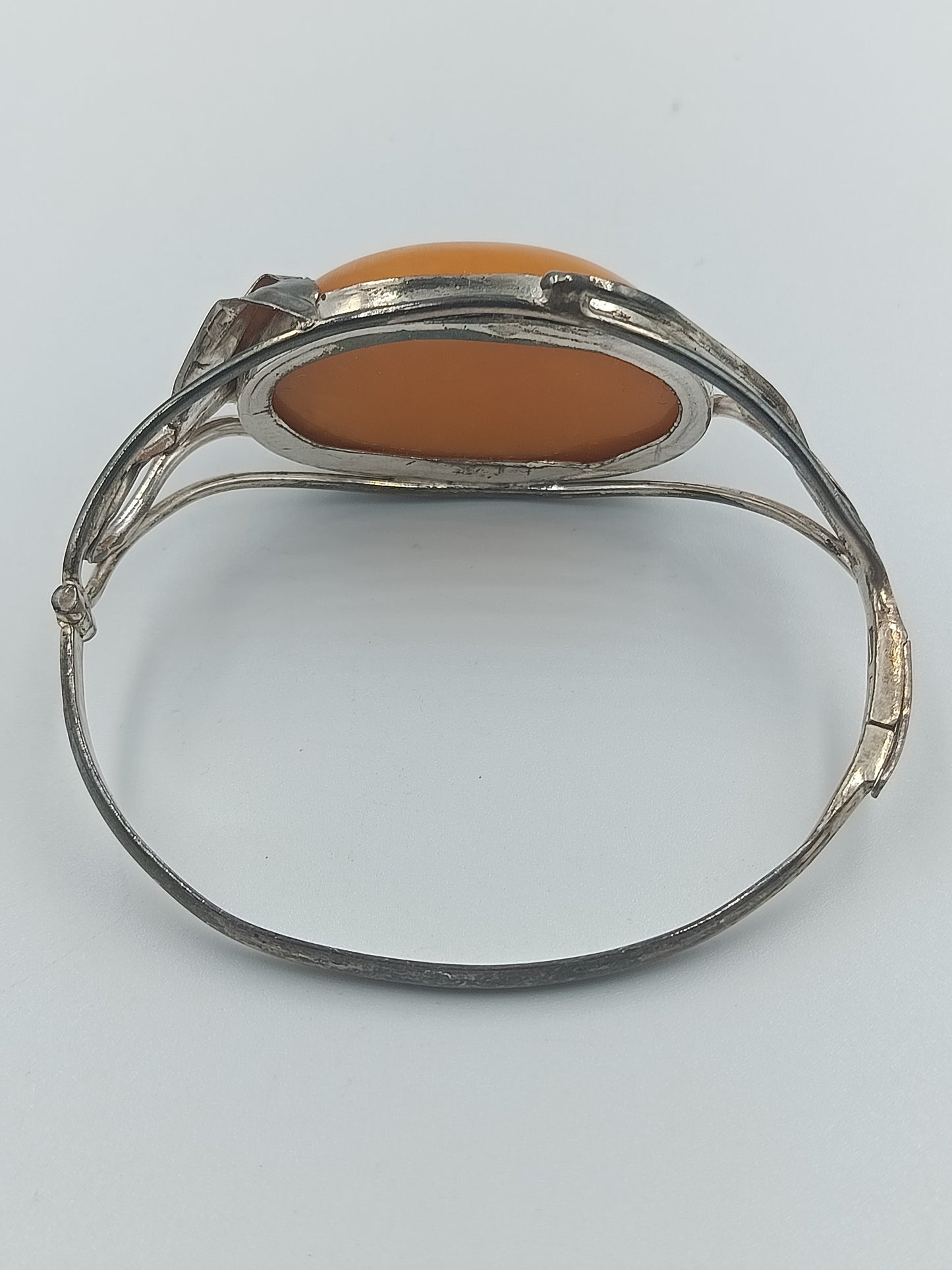 Jugendstil-Armband mit Bernstein