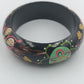 Handbemaltes Vintage-Holzarmband