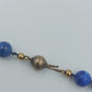 Lapis Lazuli Kette mit 585er Goldverschluss