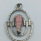 Vintage Silberanhänger mit Rhodochrosit