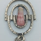 Vintage Silberanhänger mit Rhodochrosit