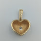 Herzanhänger mit Zirkonia