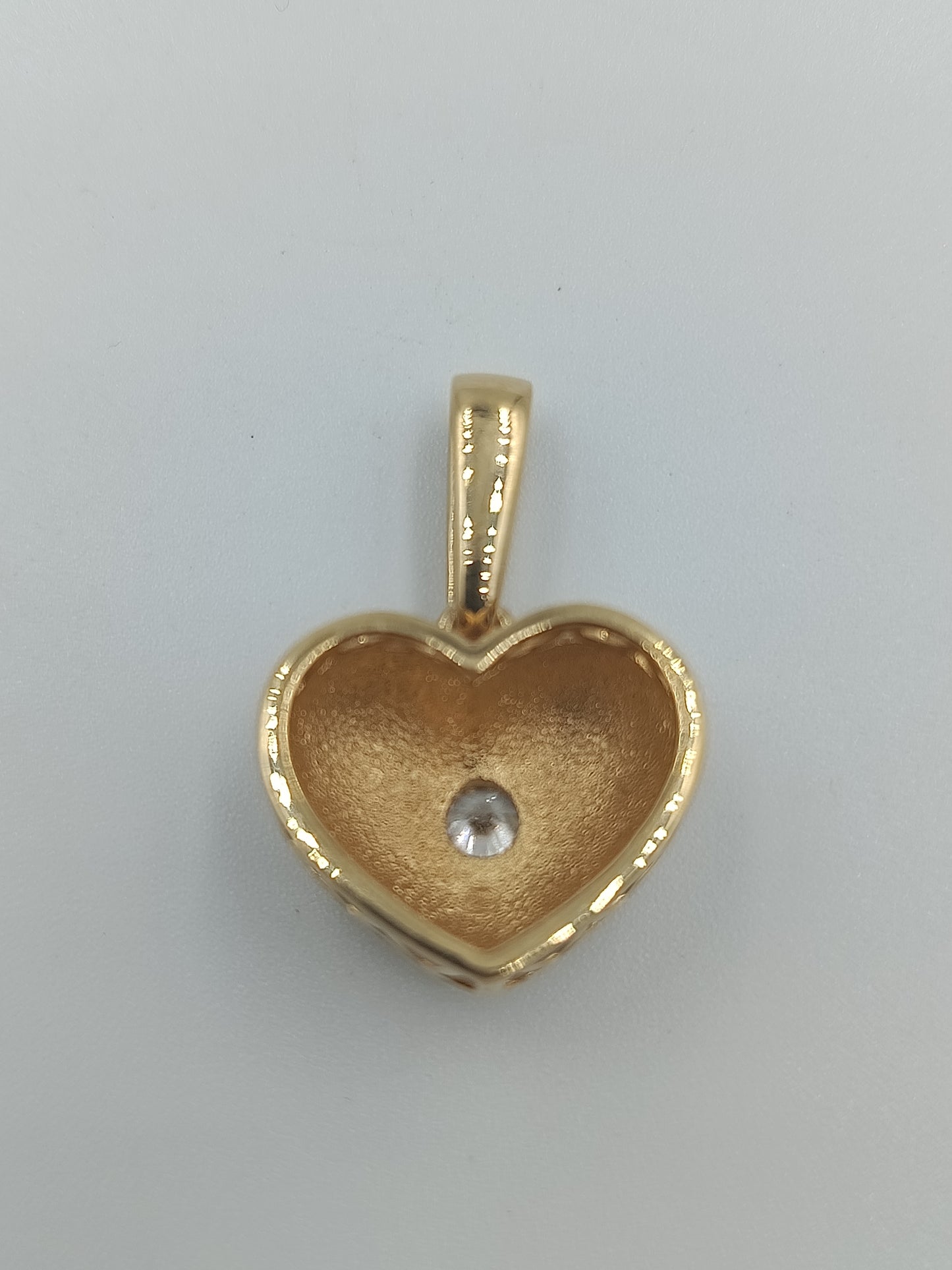 Herzanhänger mit Zirkonia