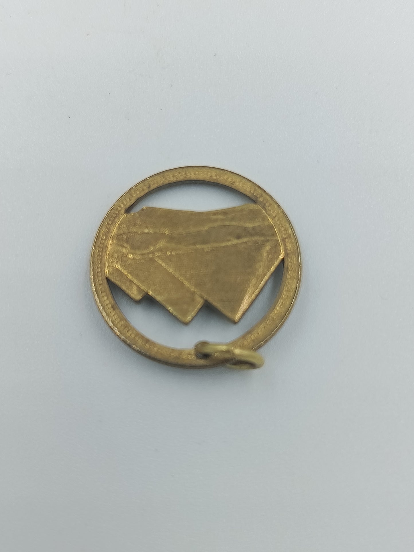 Rundes Anhänger-Medaillon mit Gravur