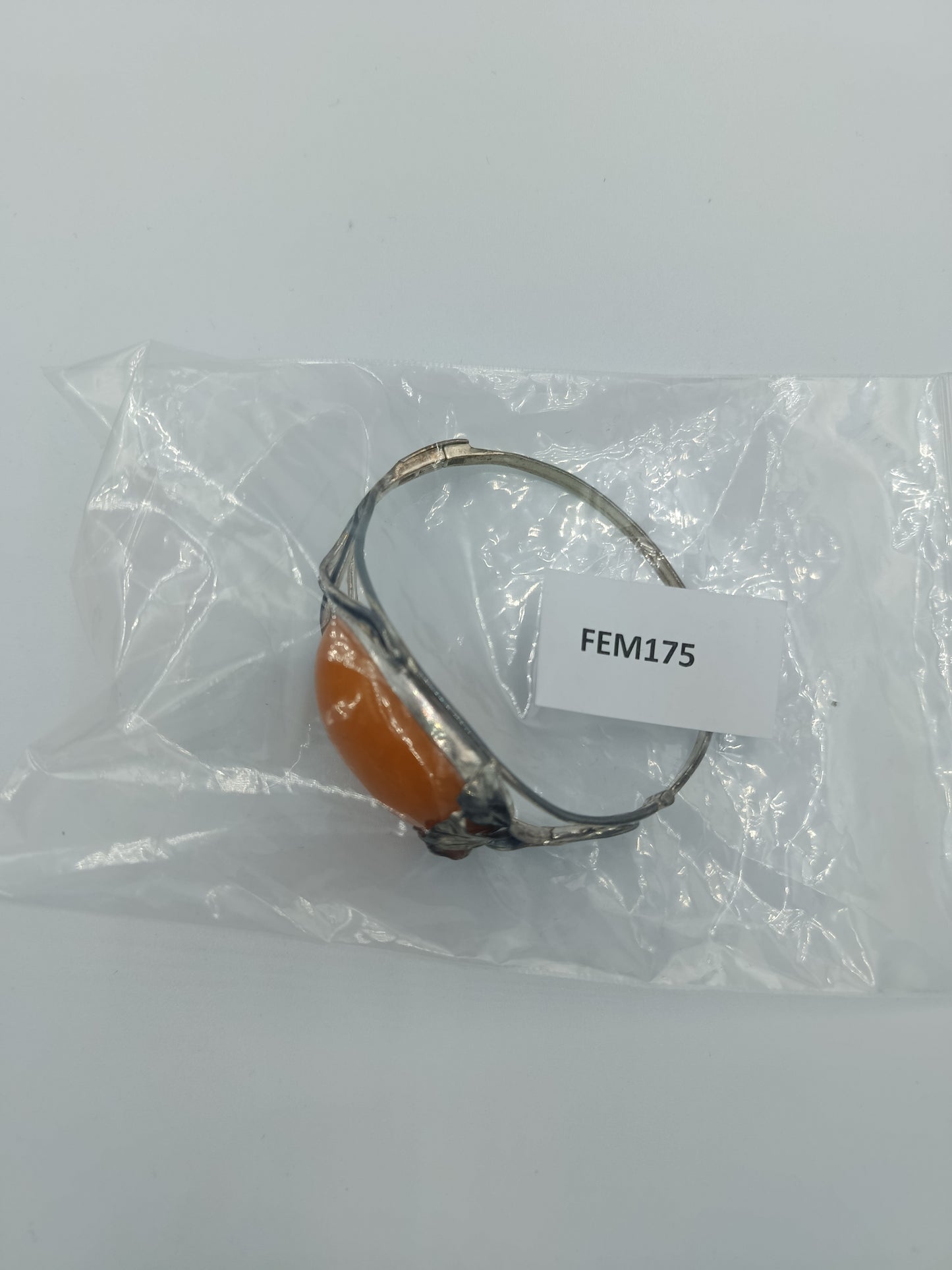 Jugendstil-Armband mit Bernstein