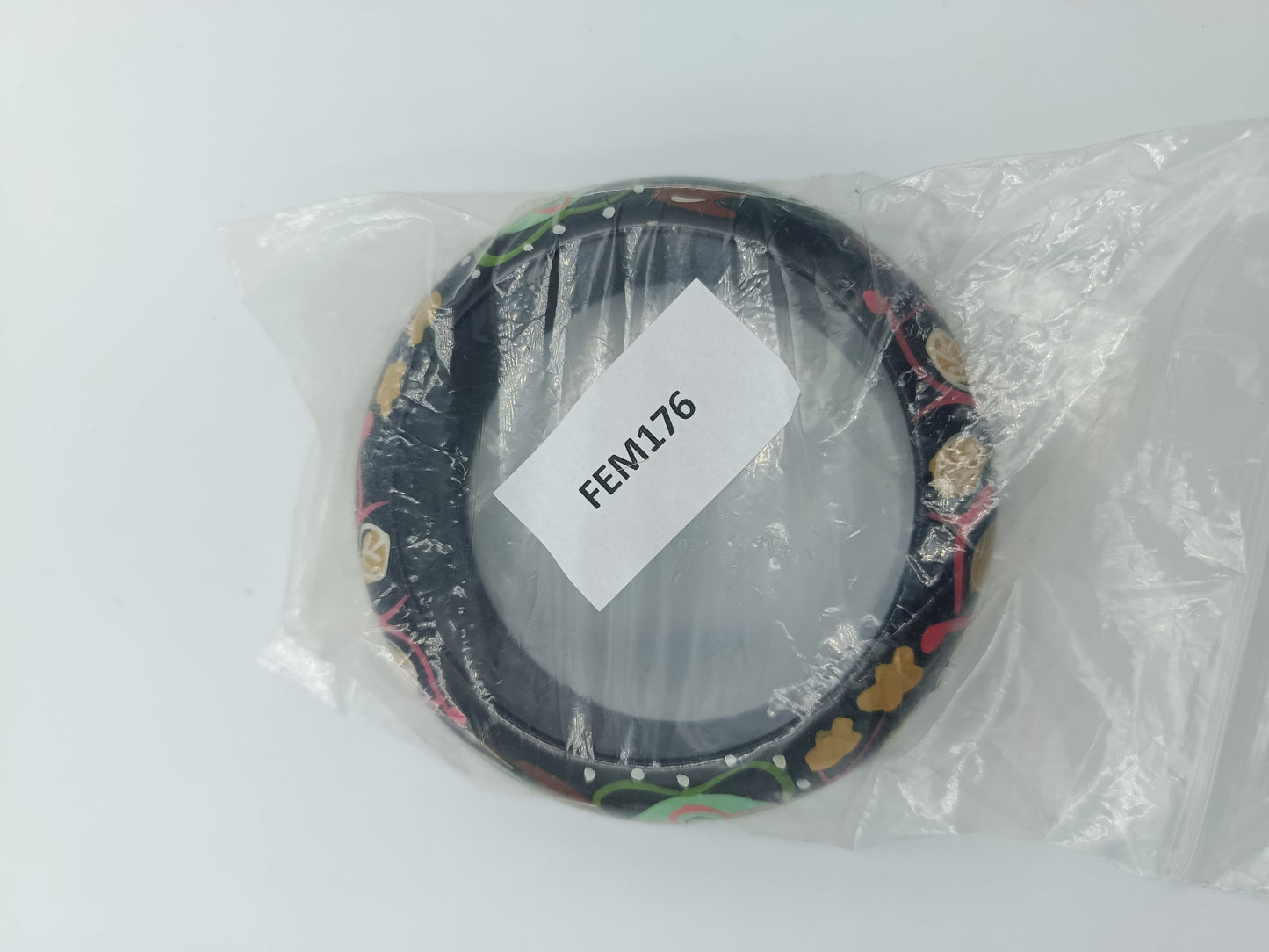 Handbemaltes Vintage-Holzarmband