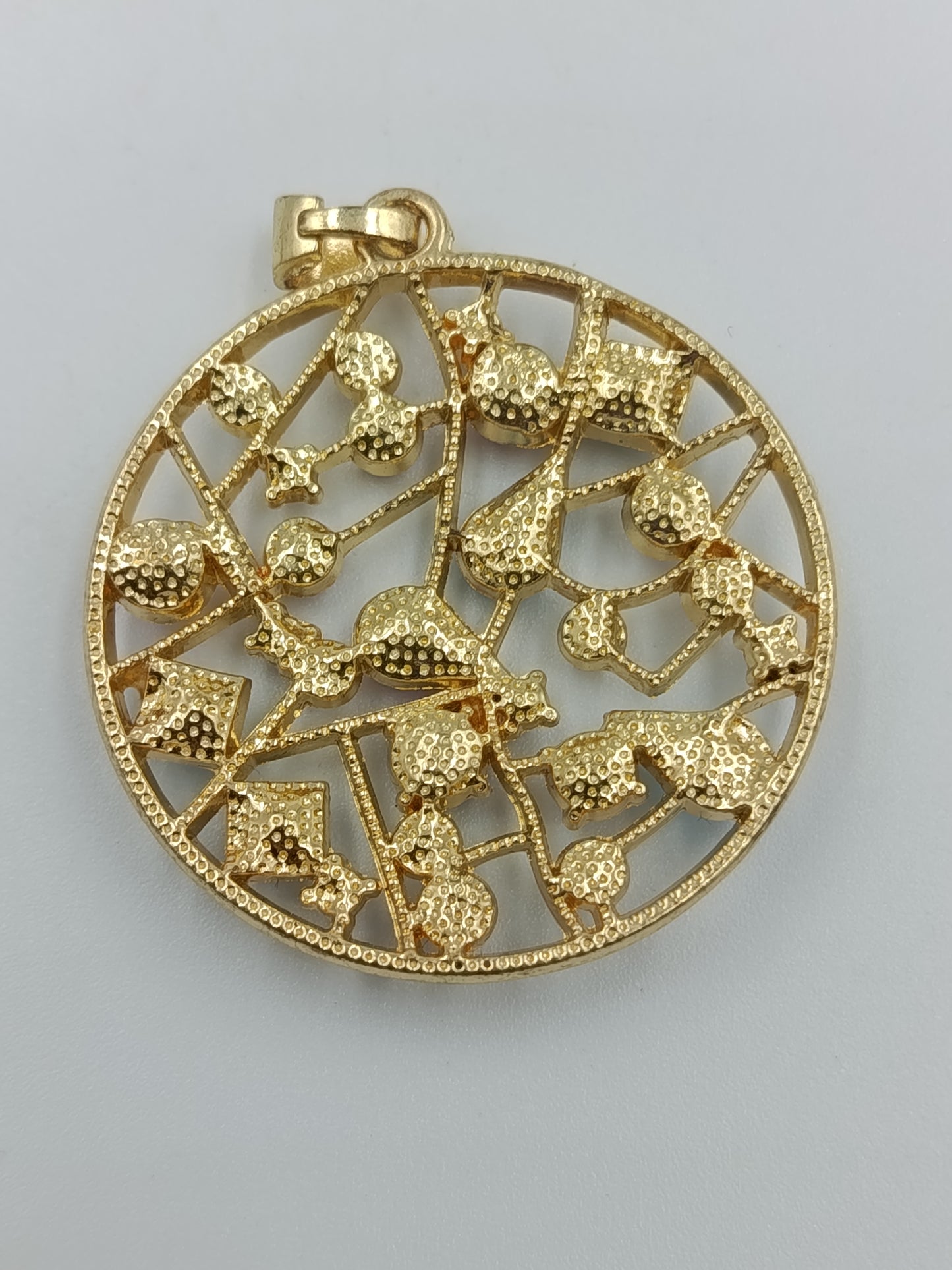 Großer bunter Statement-Anhänger