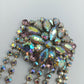 Vintage Strass-Brosche mit Fransen