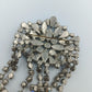Vintage Strass-Brosche mit Fransen