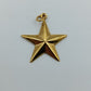 Goldfarbener Stern-Anhänger