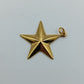 Goldfarbener Stern-Anhänger