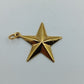 Goldfarbener Stern-Anhänger