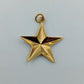 Goldfarbener Stern-Anhänger