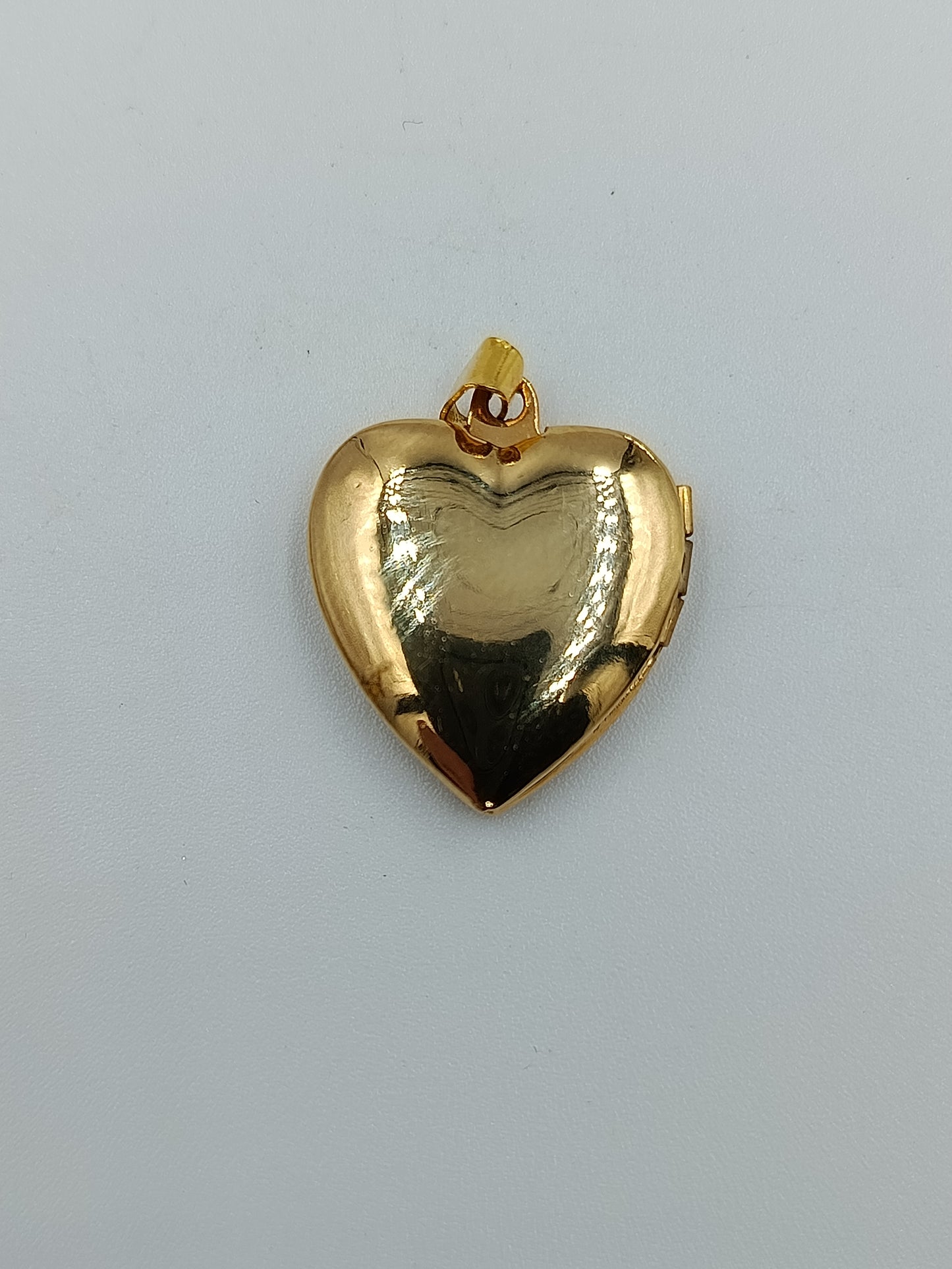 Herz-Medaillon in Goldoptik