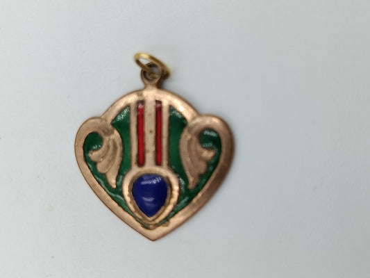 Vintage Anhänger mit Wappen-Design