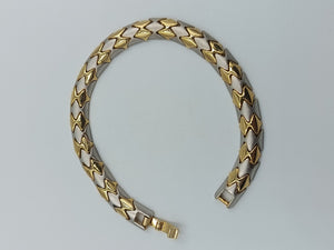 Zweifarbiges Gliederarmband