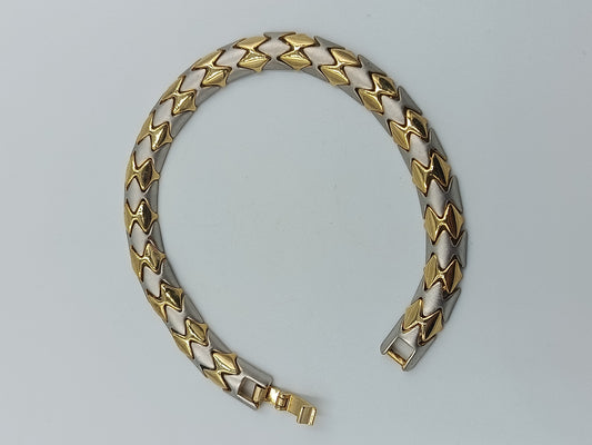 Zweifarbiges Gliederarmband