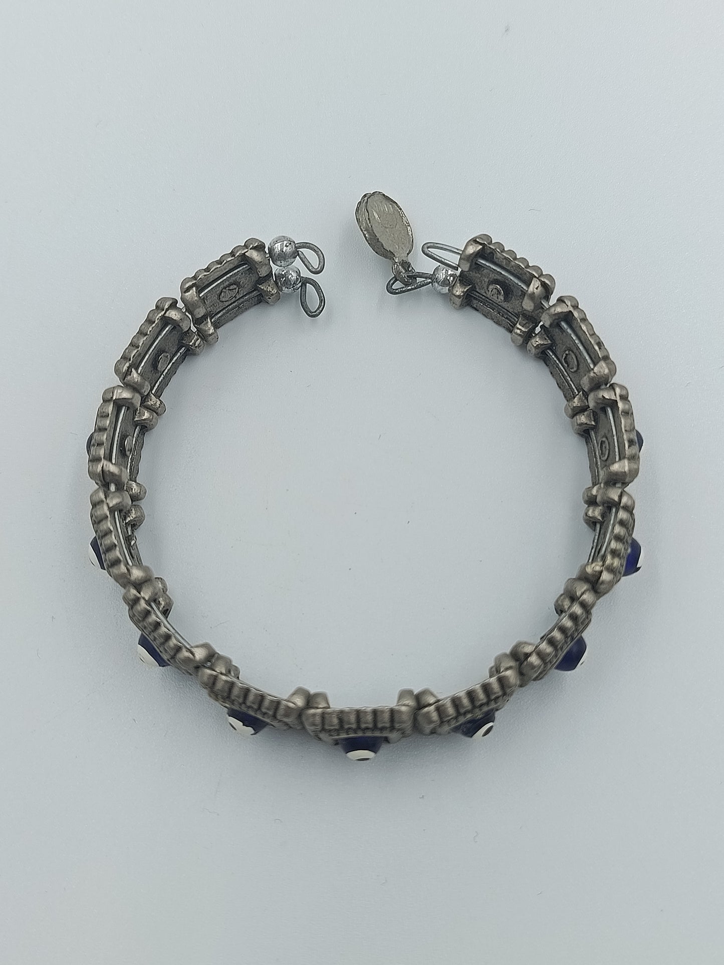 Antikes Silberarmband mit Nazar-Amuletten