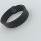 Dunkles Lederarmband mit keltischem Muster