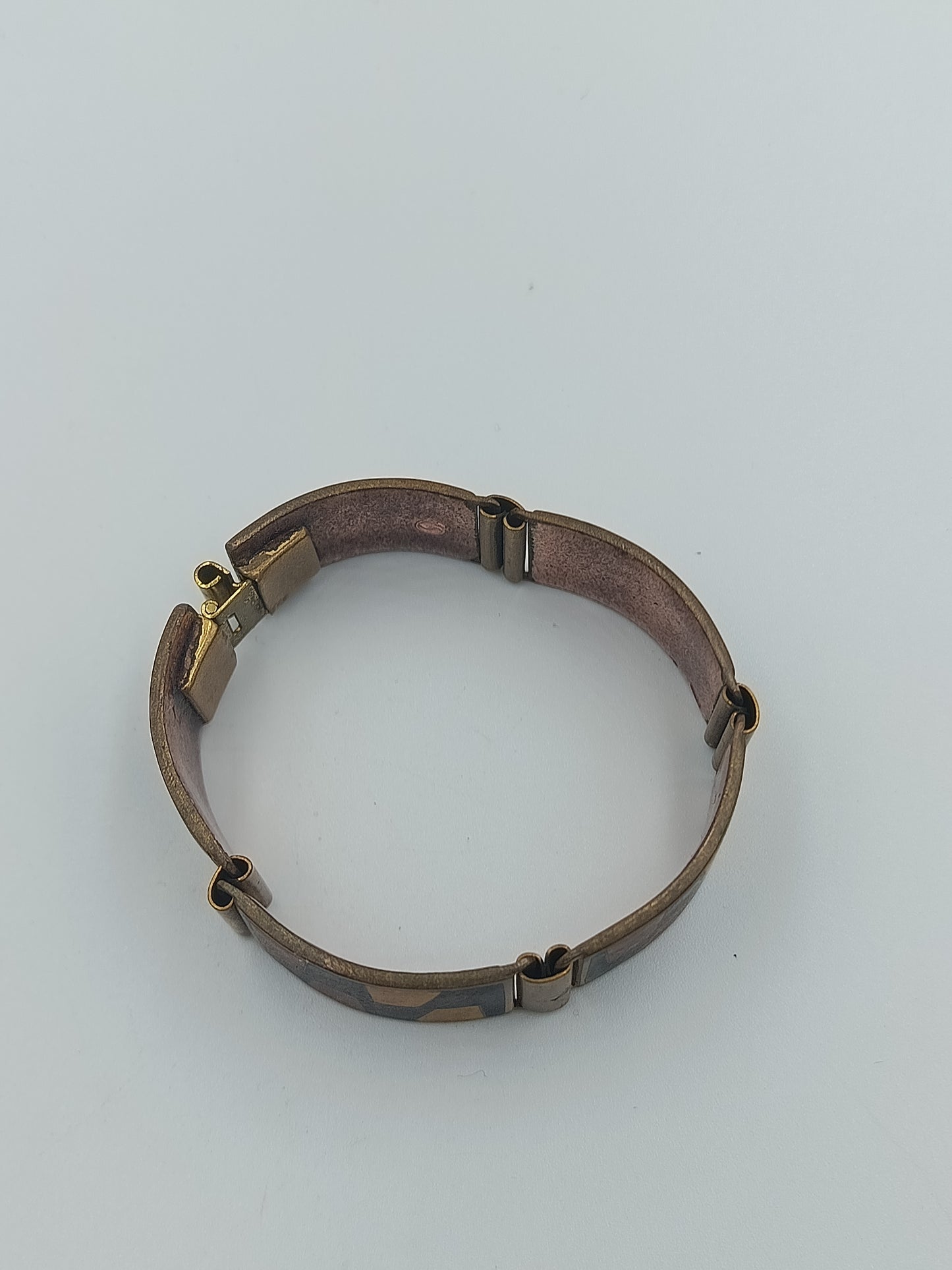 Vintage-Armband aus Kupfer und Messing