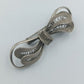 Filigrane Silberbrosche in Schleifenform