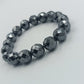 Edles Hämatit-Armband mit Facettenschliff
