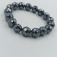 Edles Hämatit-Armband mit Facettenschliff