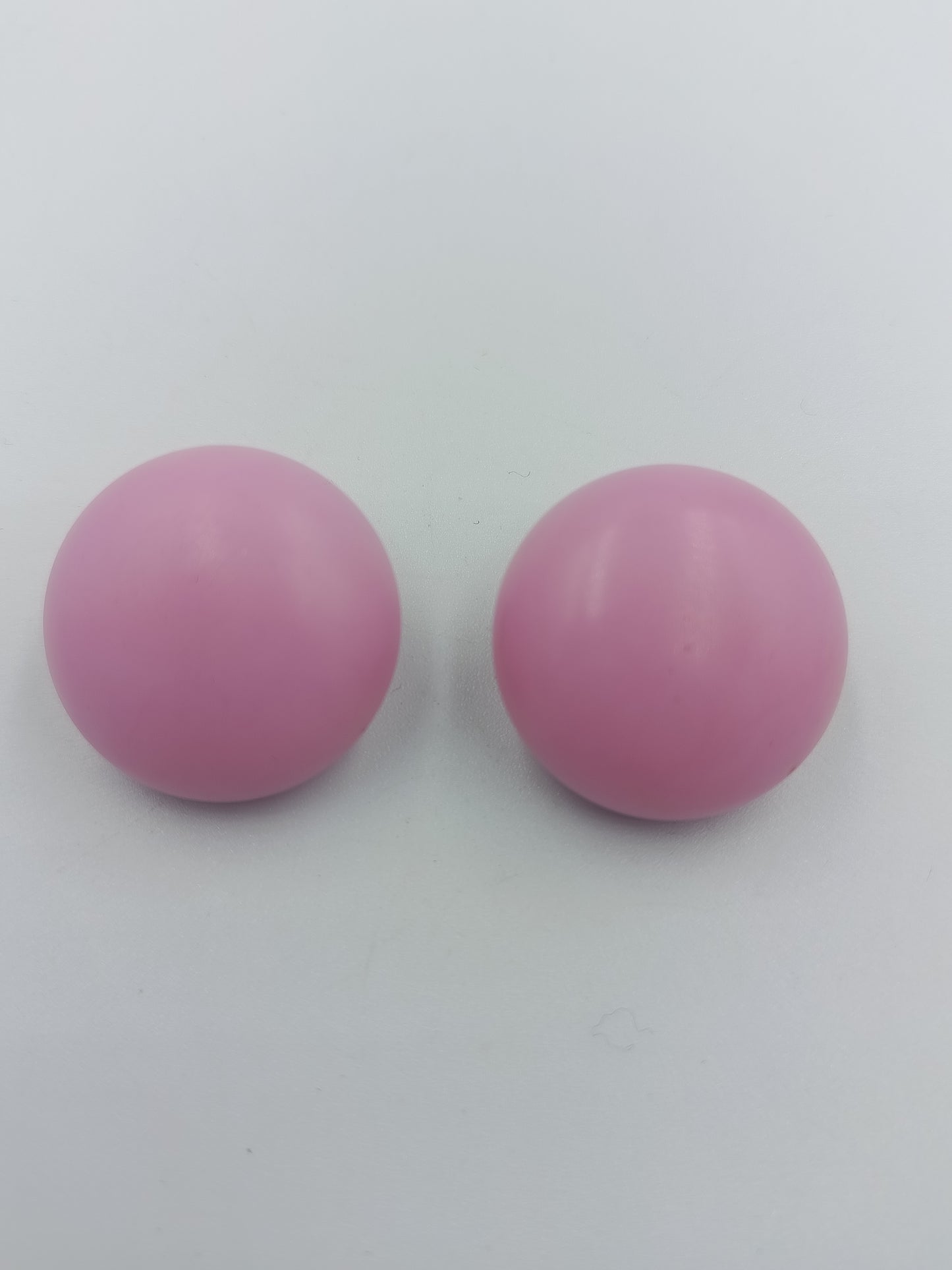 Vintage-Clip-Ohrringe in Rosa