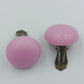 Vintage-Clip-Ohrringe in Rosa