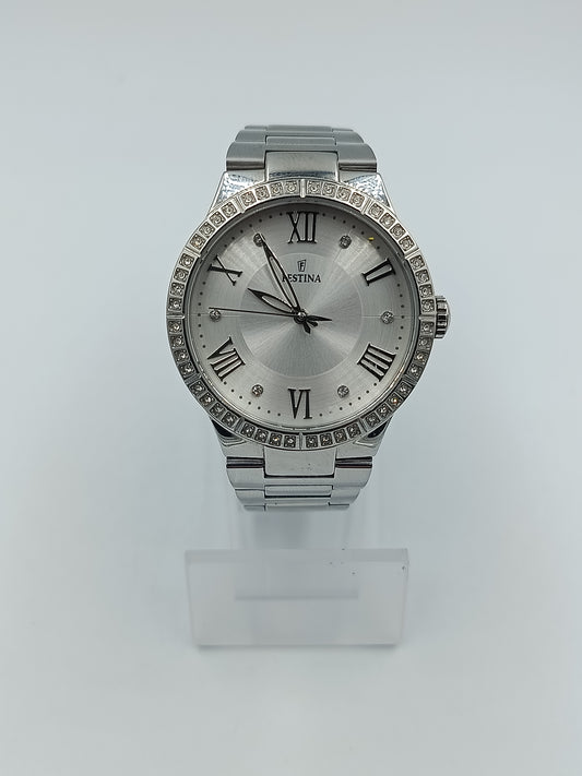 Festina Armbanduhr mit Strasslünette