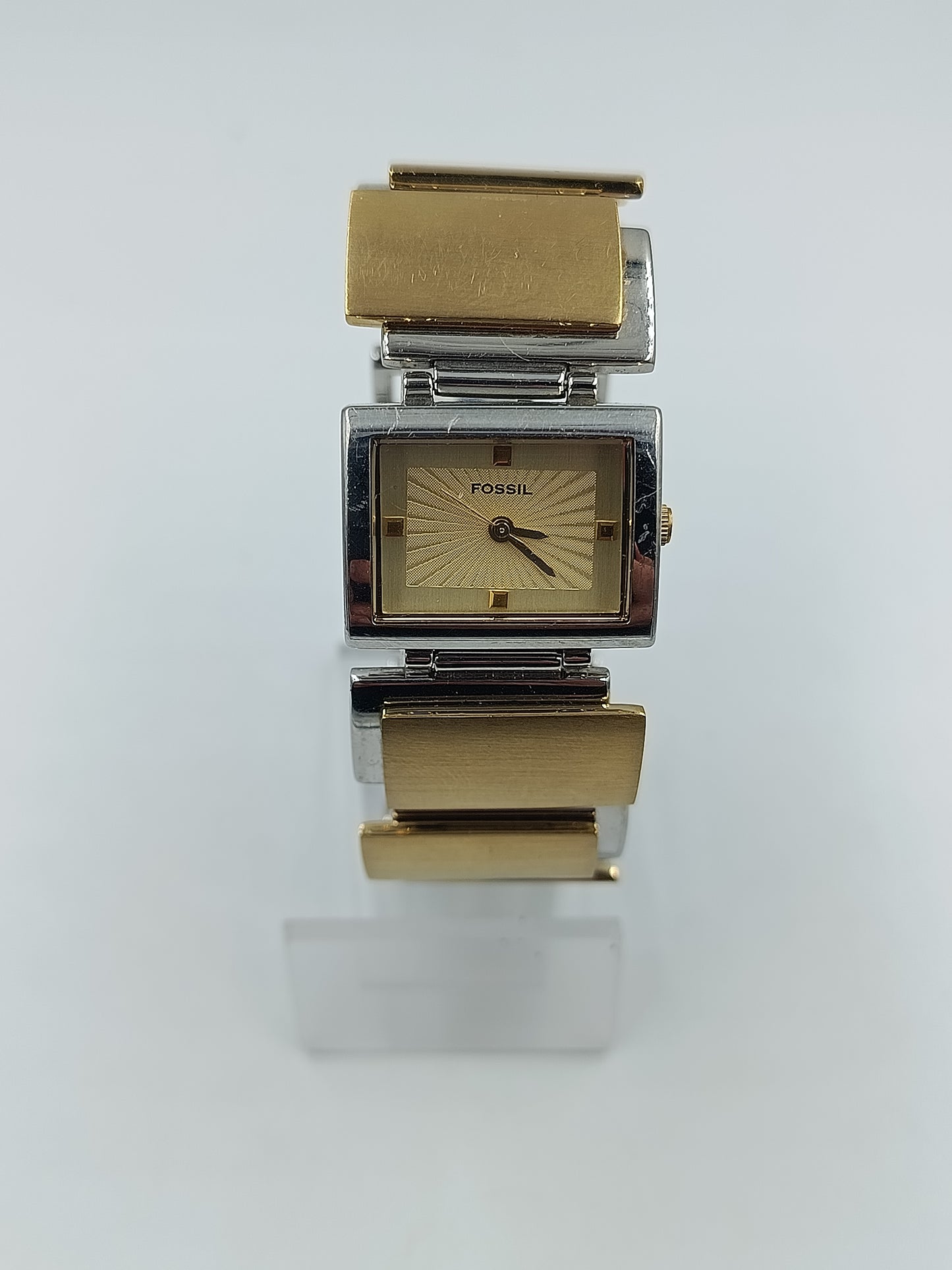 Fossil Damenarmbanduhr im Bicolor-Design