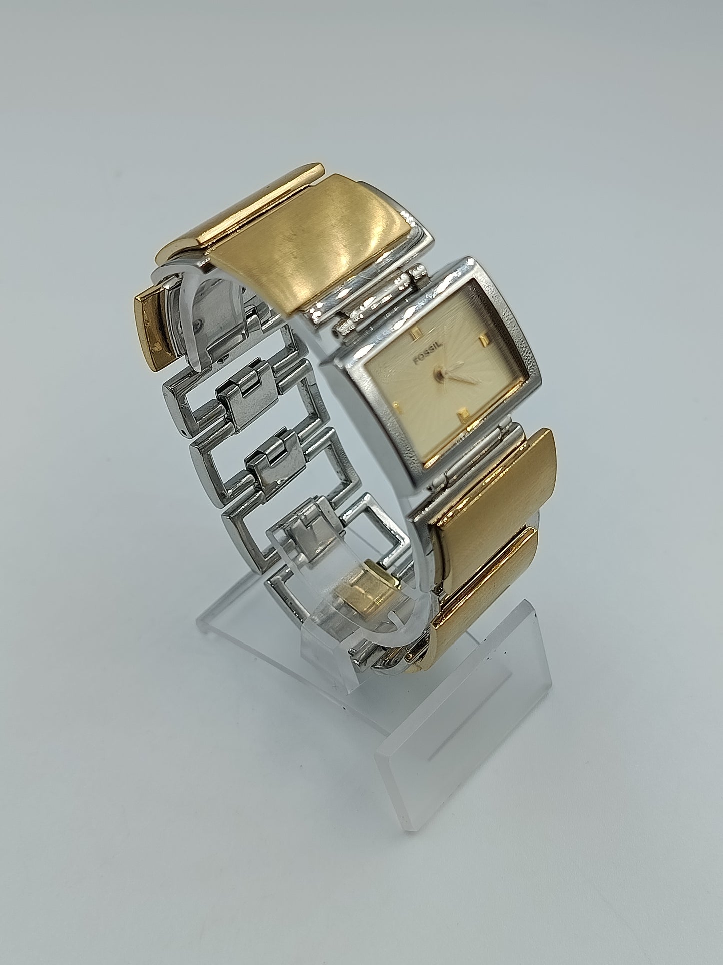 Fossil Damenarmbanduhr im Bicolor-Design