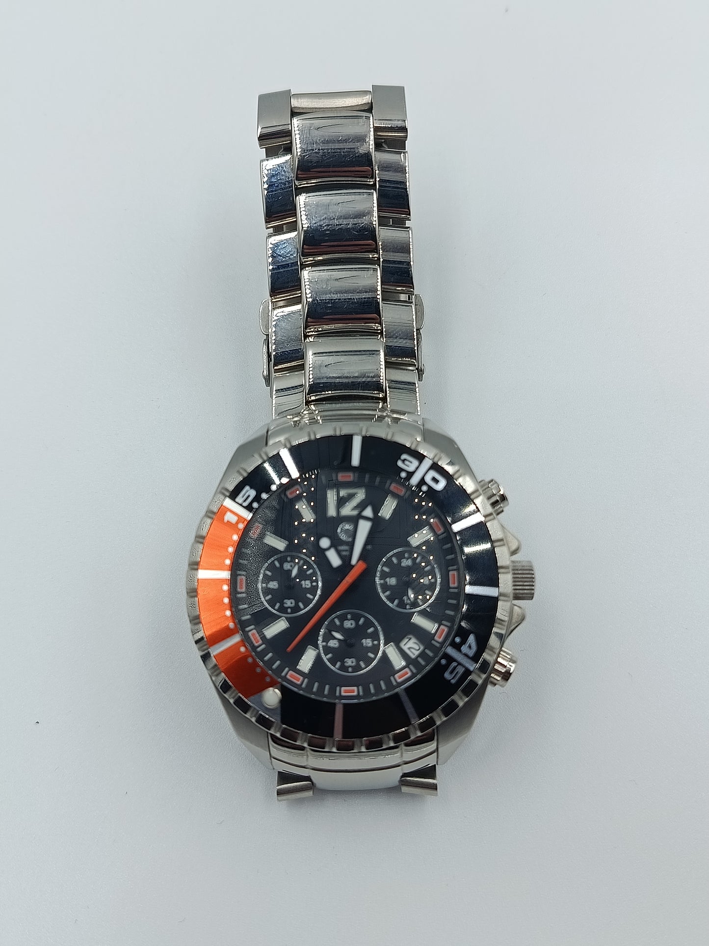 Constantin Durmont Herrenchronograph mit Edelstahlarmband