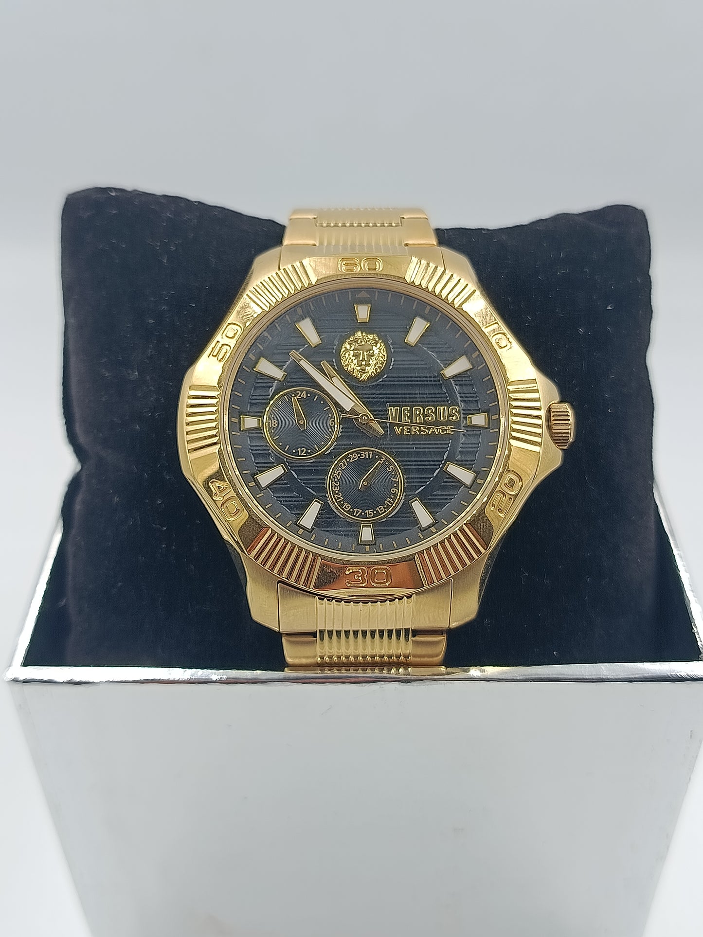 Versus Versace Herrenuhr in Gold mit Originalbox