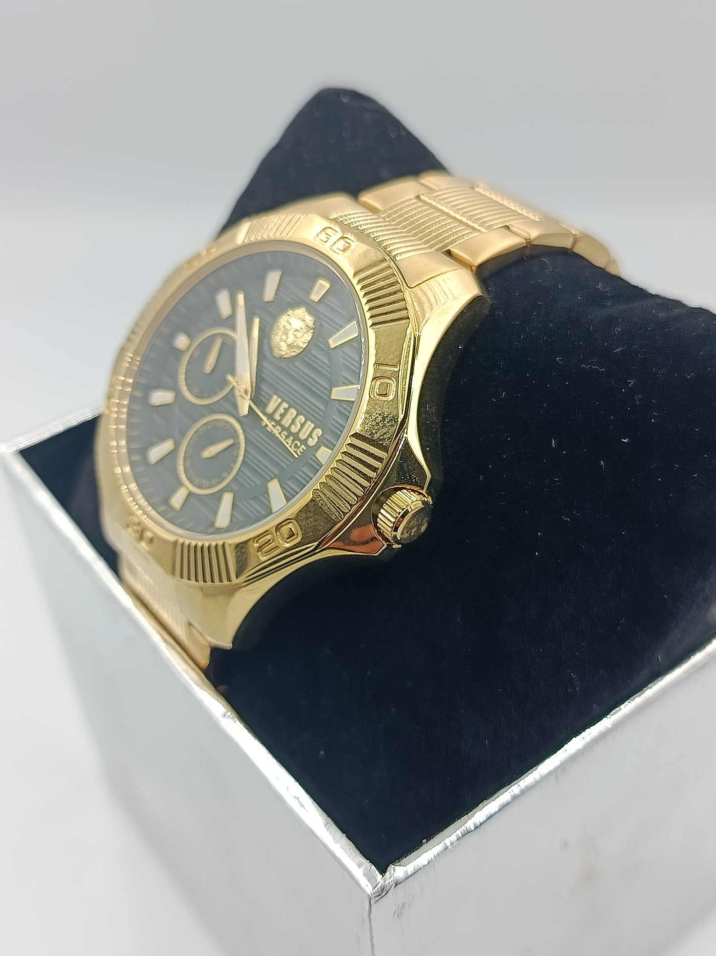 Versus Versace Herrenuhr in Gold mit Originalbox