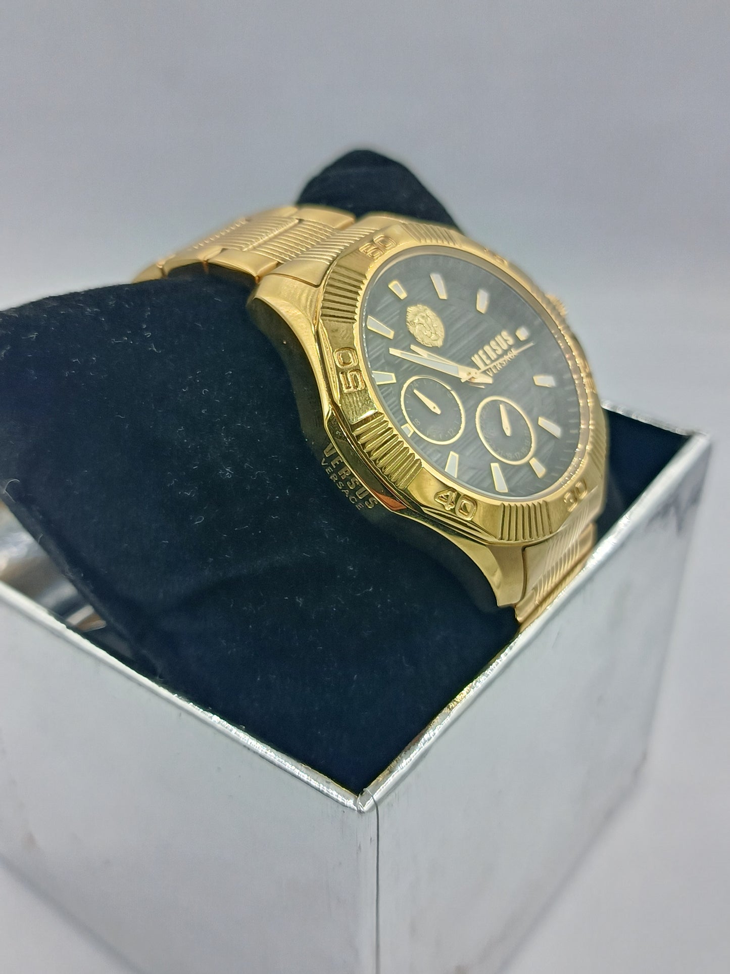 Versus Versace Herrenuhr in Gold mit Originalbox
