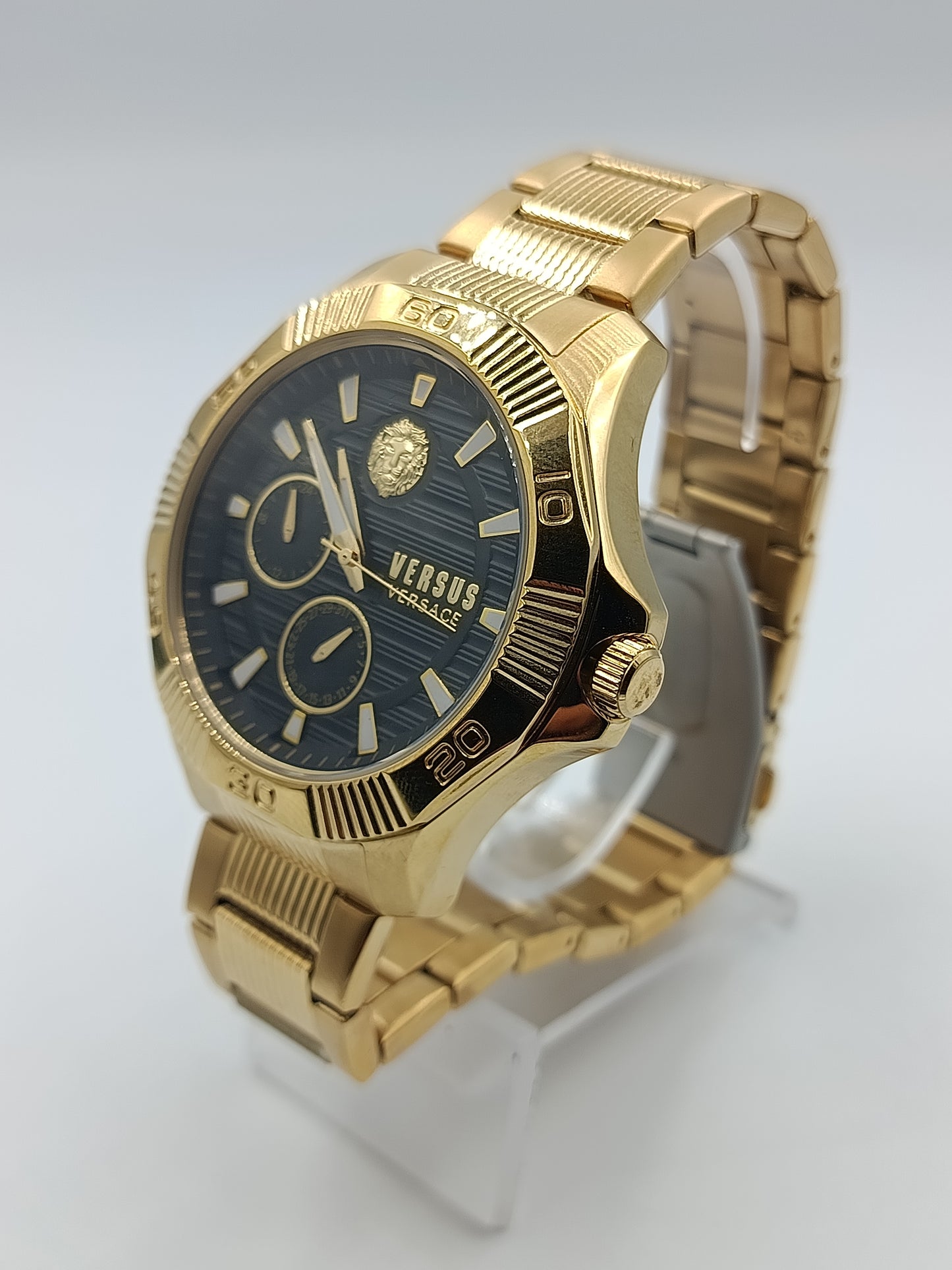 Versus Versace Herrenuhr in Gold mit Originalbox