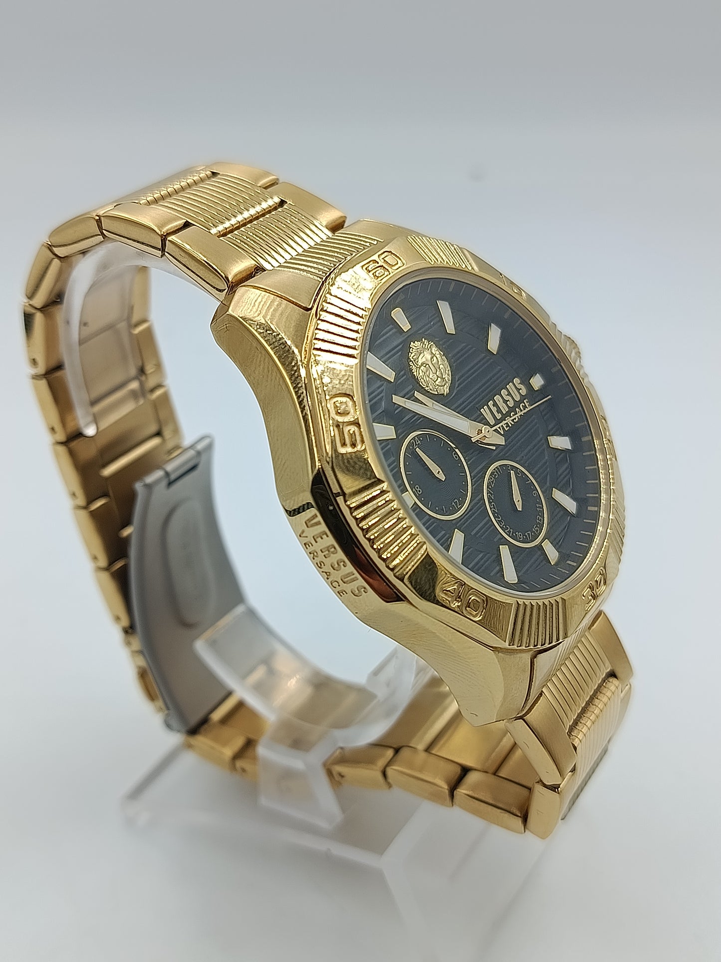 Versus Versace Herrenuhr in Gold mit Originalbox