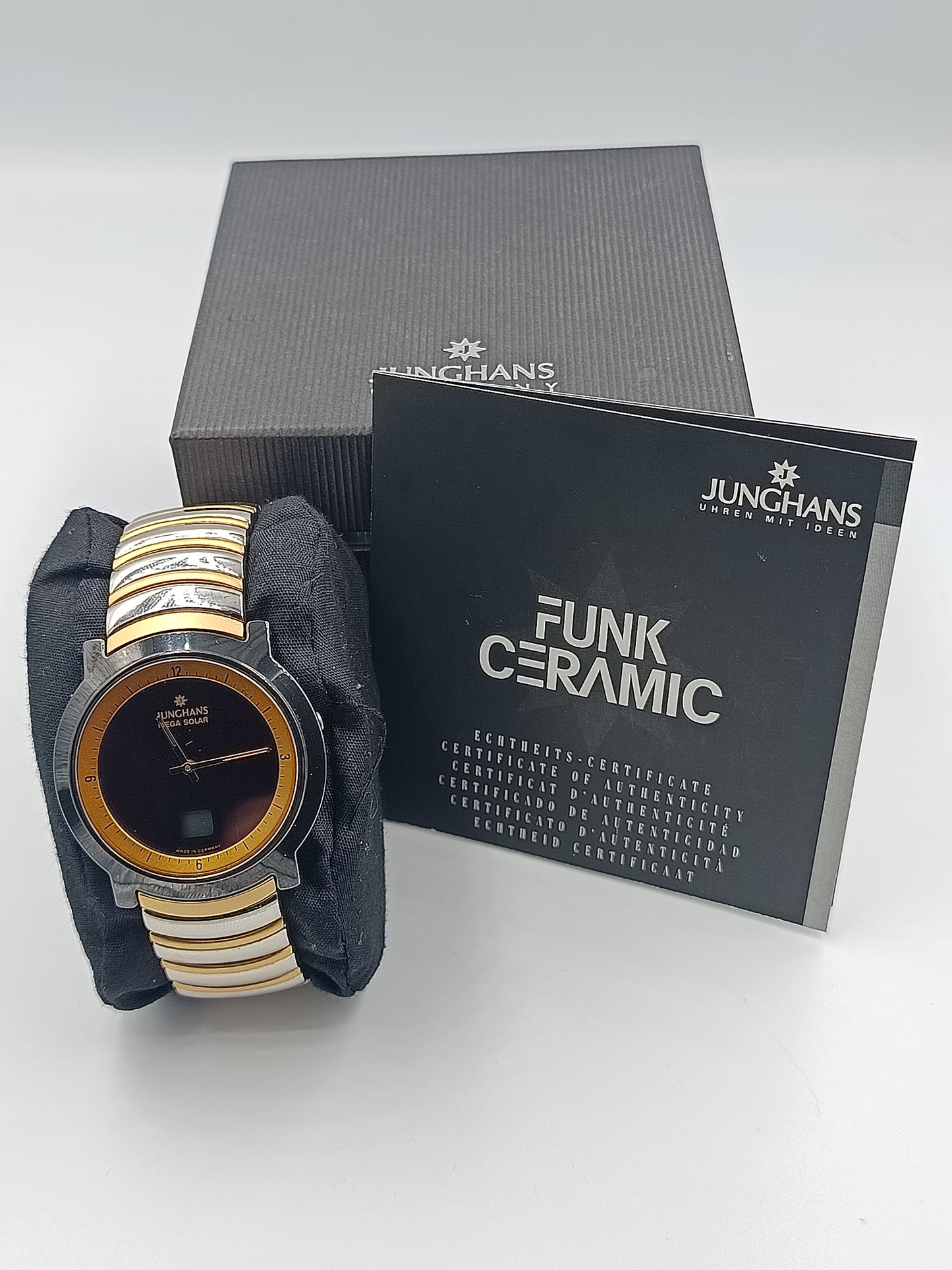 Junghans Mega Solar Funkuhr mit Originalbox