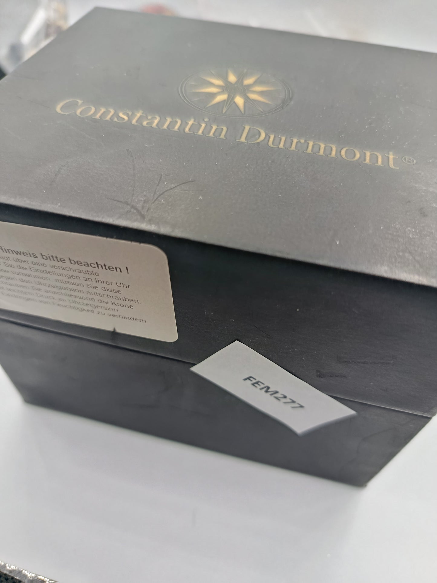 Constantin Durmont Herrenchronograph mit Edelstahlarmband