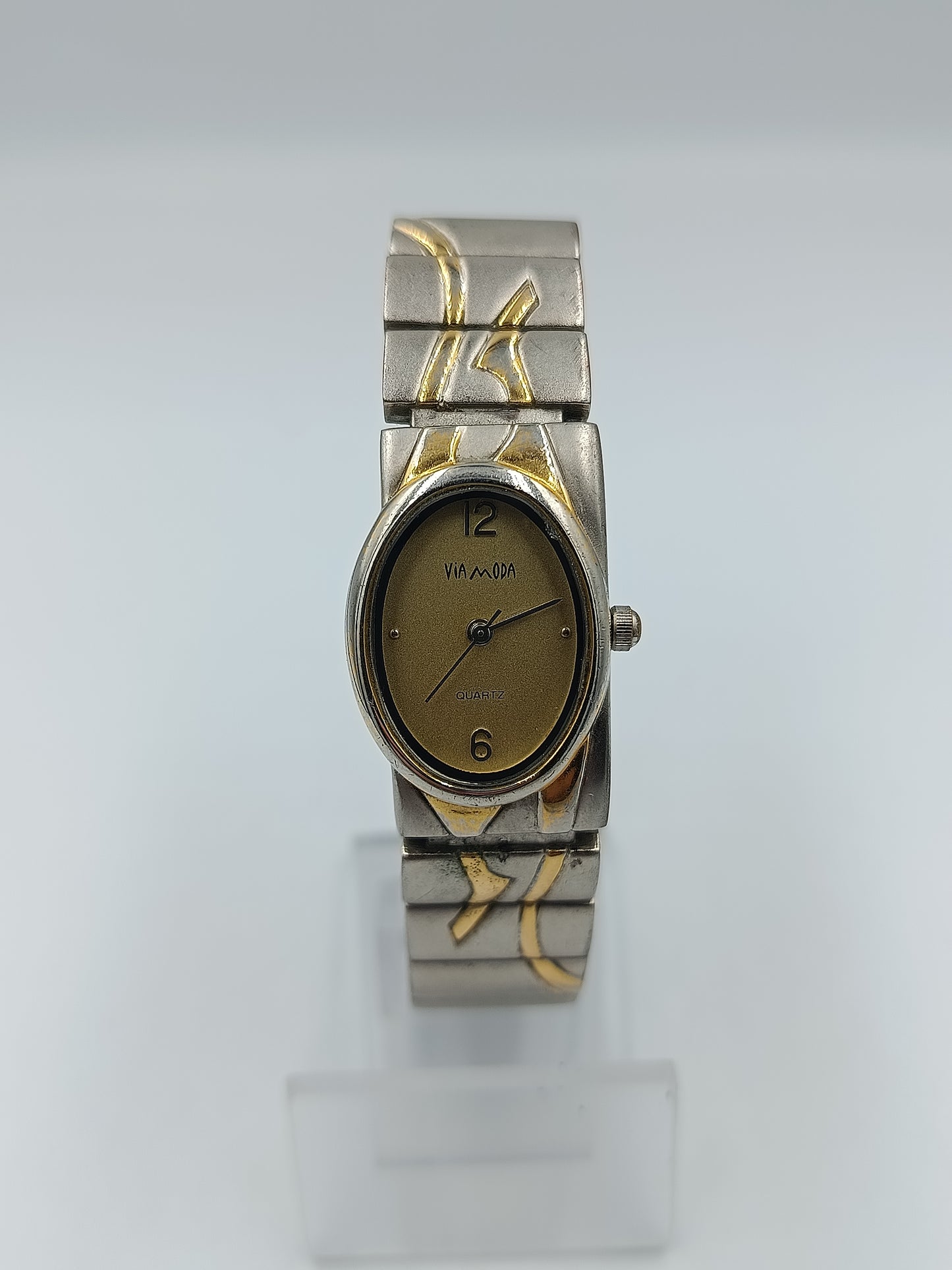 Via Moda Damenarmbanduhr Bicolor